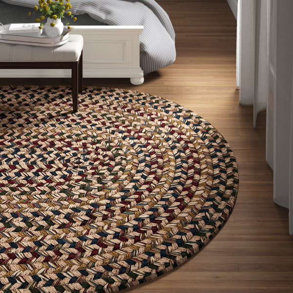 Langley Street Entwistle Braided Wool Oatmeal Rug & Reviews Wayfair